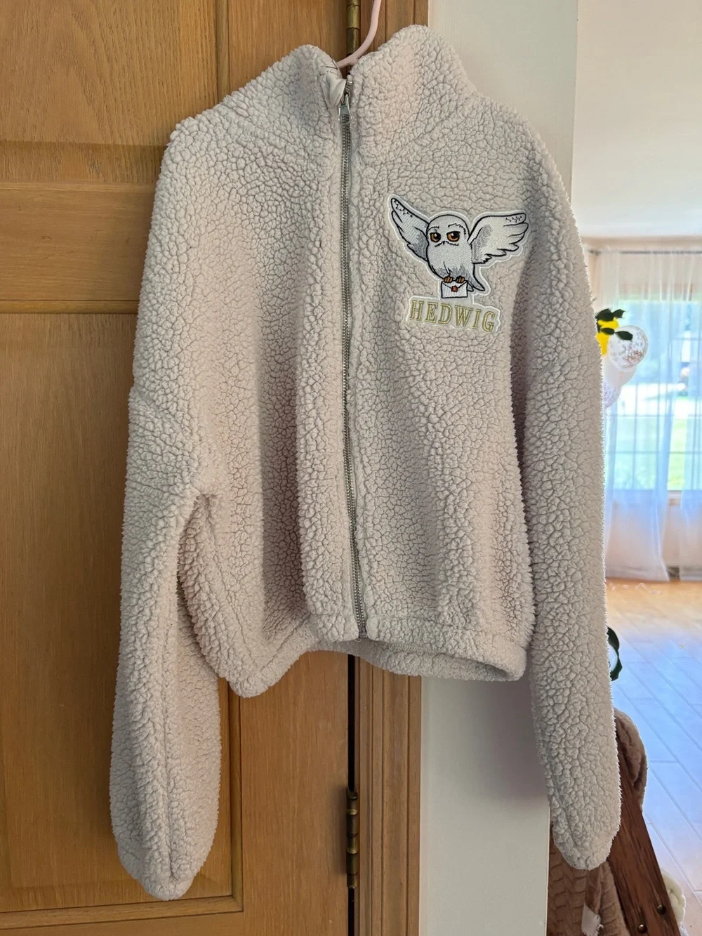 🤍 H&M🤍Harry Potter Teddy jacket oversized , girls size 12-14